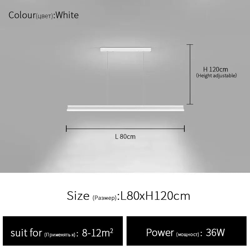 Modern white geometric ceiling chandelier dining room pendant light