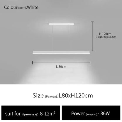 Modern white geometric ceiling chandelier dining room pendant light