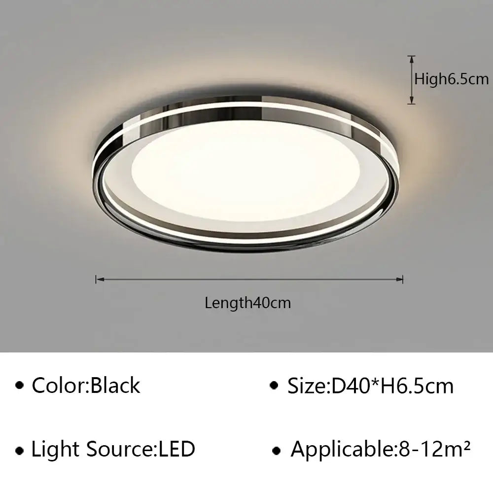 Modern white geometric led ceiling lamp living room light