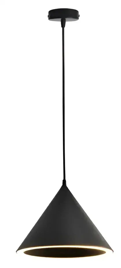 Modern white & gold annular cone pendant lamp living room light