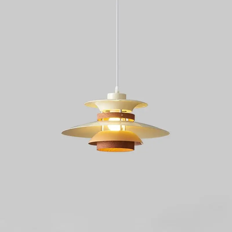 Modern white & gold designer pendant light living room