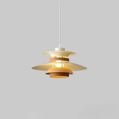 Modern white & gold designer pendant light living room