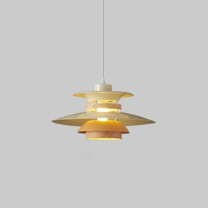 Modern white & gold designer pendant light living room