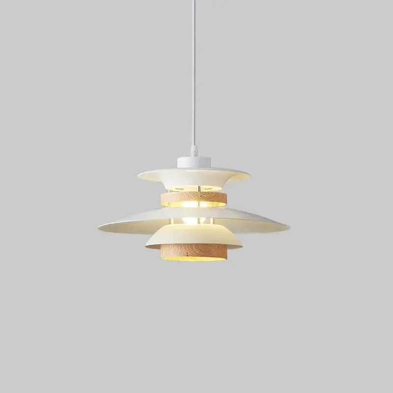 Modern white & gold designer pendant light living room