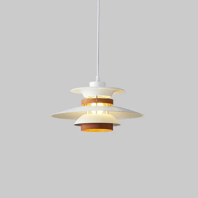 Modern white & gold designer pendant light living room