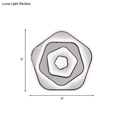 Modern white & gray sophisticated wall light for study room