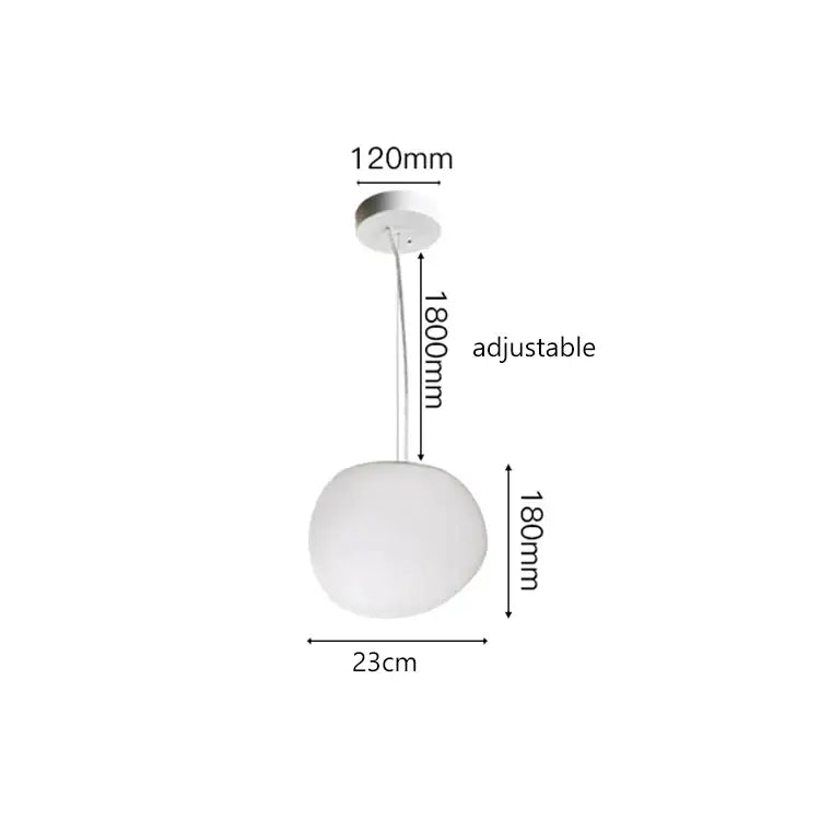 Modern white gregg glass suspension pendant light – villa staircase