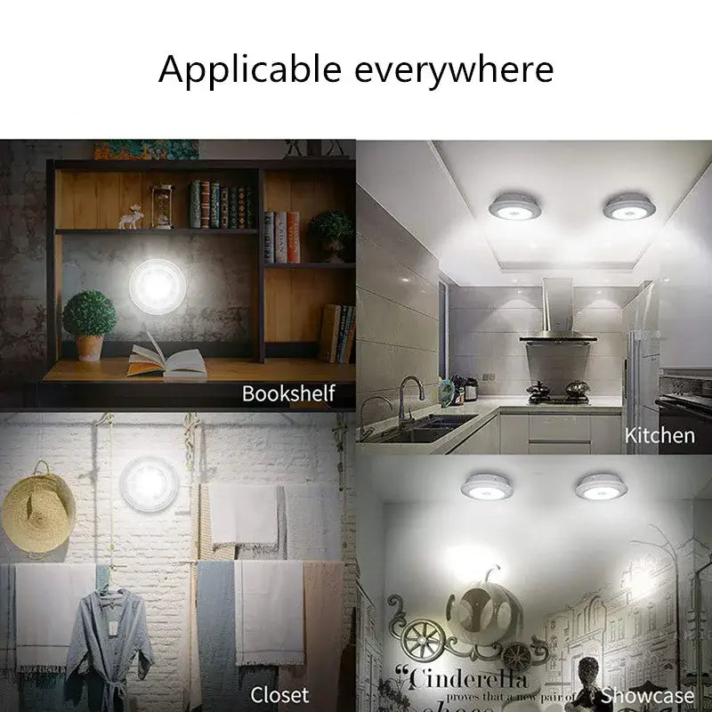 Modern white led cabinet light with remote control dimming kitchen