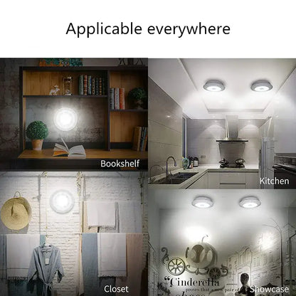 Modern white led cabinet light with remote control dimming kitchen