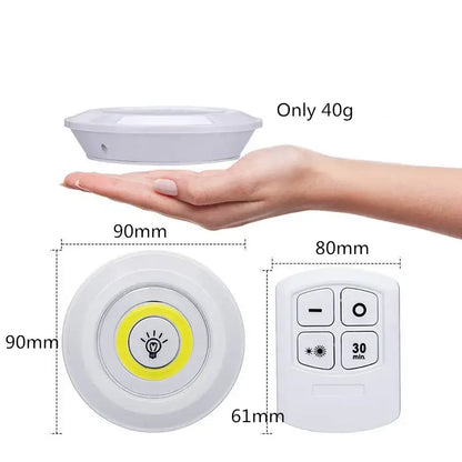 Modern white led cabinet light with remote control dimming kitchen