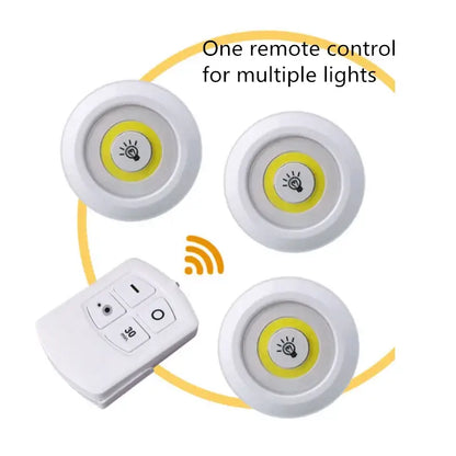 Modern white led cabinet light with remote control dimming kitchen