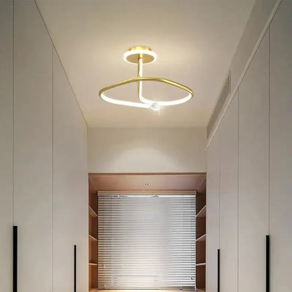 Modern white led ceiling light chandelier with crystal for living room