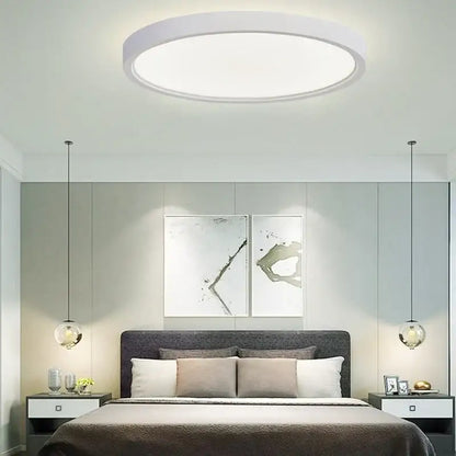 Modern white led ceiling light for living room