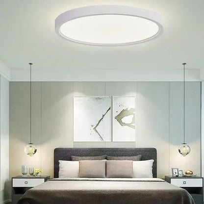 Modern white led ceiling light for living room