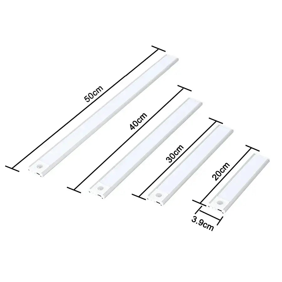 Modern white led motion sensor cabinet light for kitchen bedroom