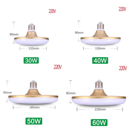 Modern white led ufo ceiling lamp living room e27 bulb