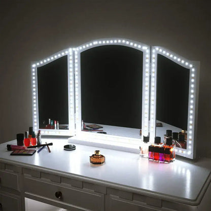 Modern white led vanity strip wall light bathroom mirror lighting