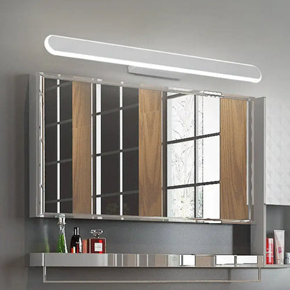 Modern white led wall light bathroom mirror fixture