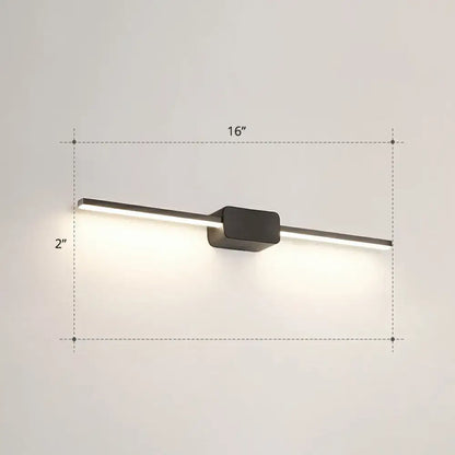 Modern white led wall mounted bathroom vanity lamp