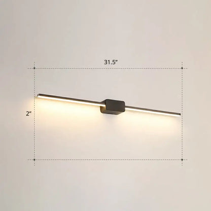 Modern white led wall mounted bathroom vanity lamp