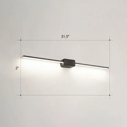 Modern white led wall mounted bathroom vanity lamp