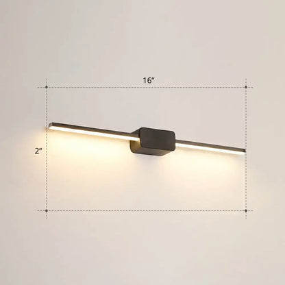 Modern white led wall mounted bathroom vanity lamp