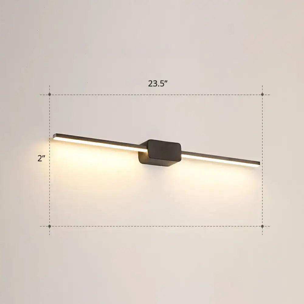 Modern white led wall mounted bathroom vanity lamp