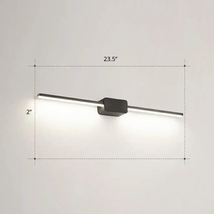 Modern white led wall mounted bathroom vanity lamp