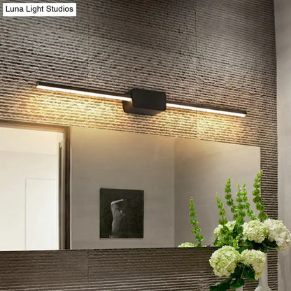 Modern white led wall mounted bathroom vanity lamp