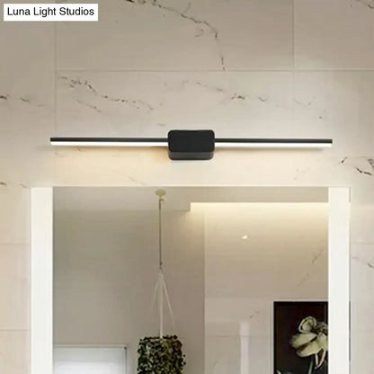 Modern white led wall mounted bathroom vanity lamp