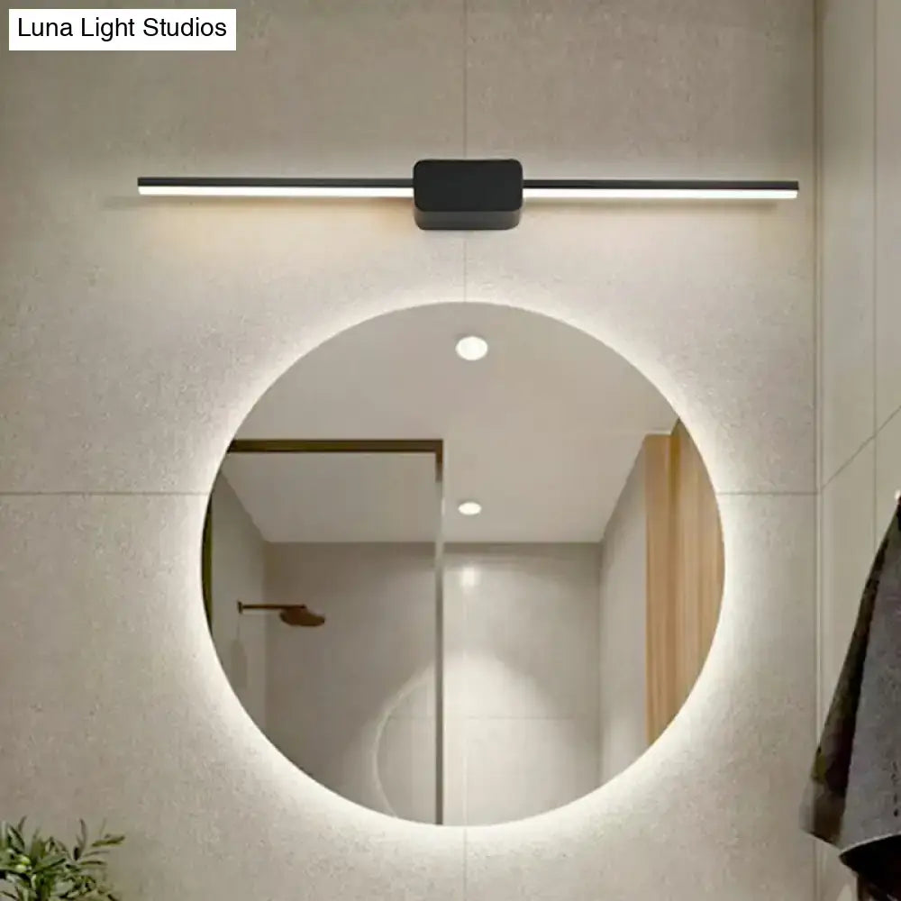 Modern white led wall mounted bathroom vanity lamp