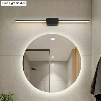 Modern white led wall mounted bathroom vanity lamp