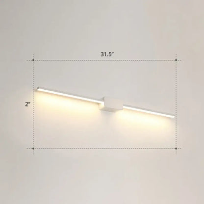 Modern white led wall mounted bathroom vanity lamp