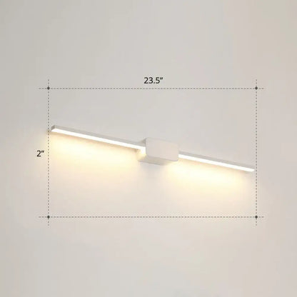 Modern white led wall mounted bathroom vanity lamp