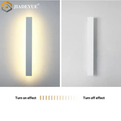 Modern white led waterproof garden wall lamp outdoor sconce
