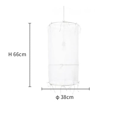 Modern white linen cotton pendant lamp kitchen island lighting