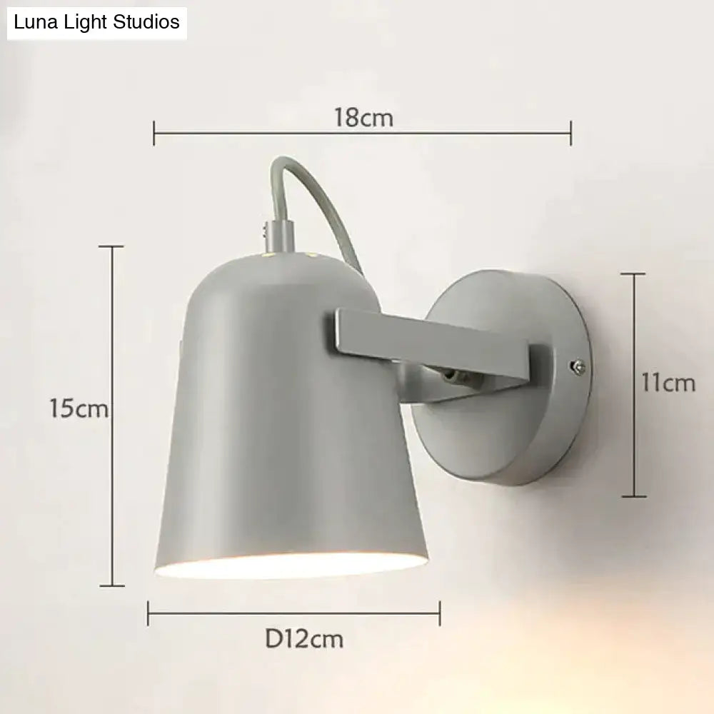 Modern white matte adjustable ferrell wall lamp bedroom spotlight