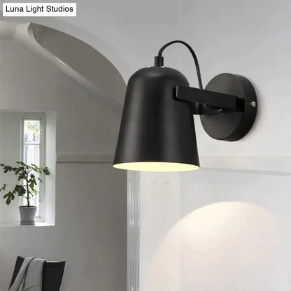 Modern white matte adjustable ferrell wall lamp bedroom spotlight