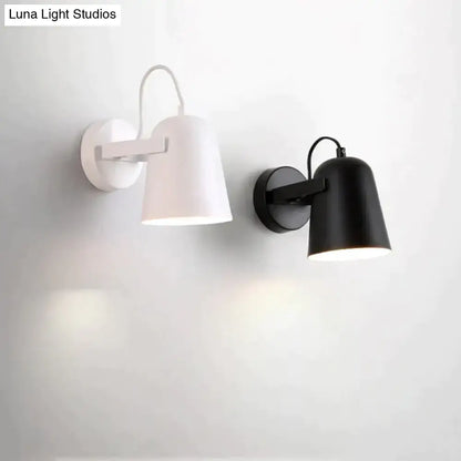 Modern white matte adjustable ferrell wall lamp bedroom spotlight