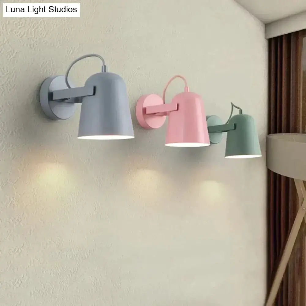 Modern white matte adjustable ferrell wall lamp bedroom spotlight