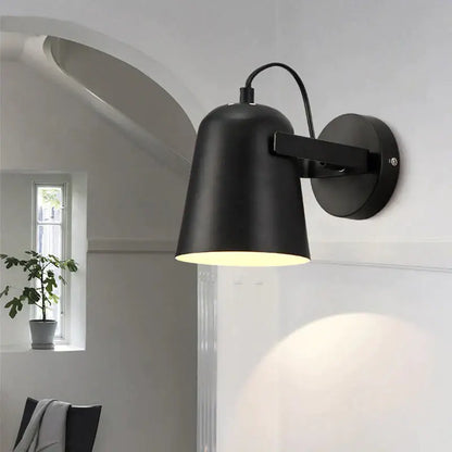 Modern white matte adjustable ferrell wall lamp bedroom spotlight