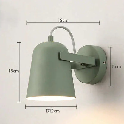 Modern white matte adjustable ferrell wall lamp bedroom spotlight