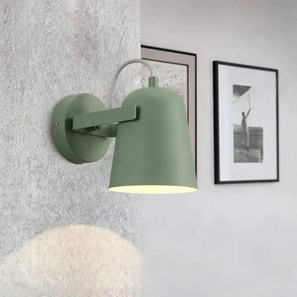 Modern white matte adjustable ferrell wall lamp bedroom spotlight