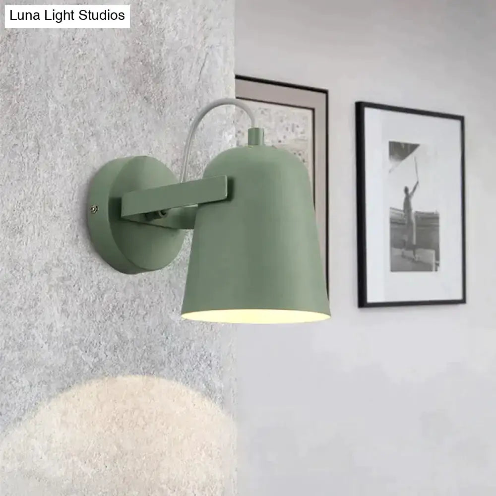 Modern white matte adjustable ferrell wall lamp bedroom spotlight