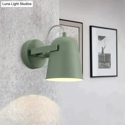 Modern white matte adjustable ferrell wall lamp bedroom spotlight