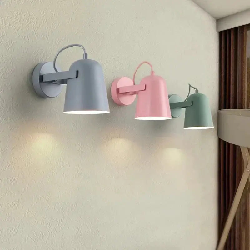 Modern white matte adjustable ferrell wall lamp bedroom spotlight