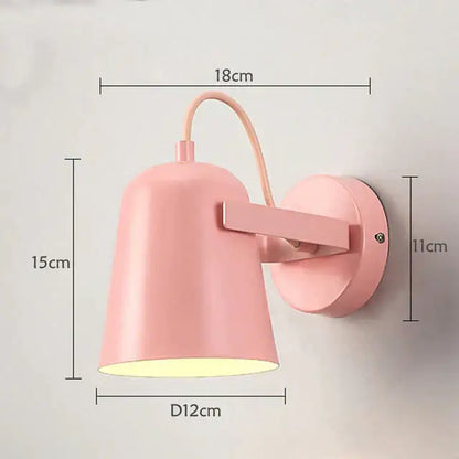 Modern white matte adjustable ferrell wall lamp bedroom spotlight
