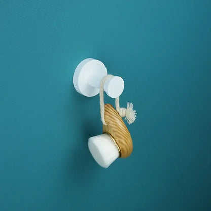 Modern white matte metal bathroom accessory set – bathroom