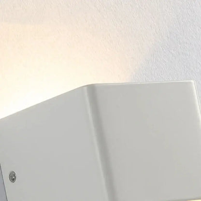 Modern white minimalist led wall lamp bedroom sconce