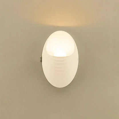Modern white nordic led wall lamp bedroom shaded acrylic light 110v-120v